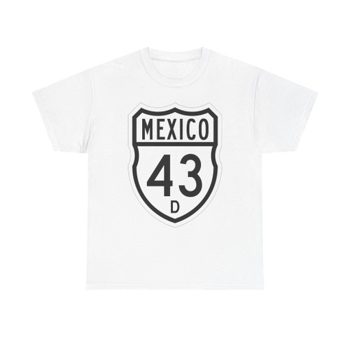 Carretera federal 43D (Mexico) (Road Sign) T-Shirt