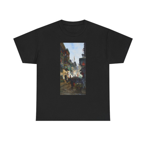 Edwin Deakin (1838-1923) A Bit of Old China, San Francisco - Oil on canvas 1905 - T-Shirt