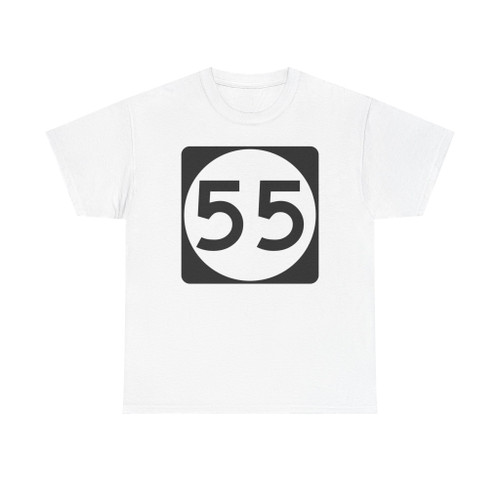 Ellipse sign 55 (United States) (Road Sign) T-Shirt