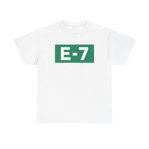 ESP E-7 (Spain) (Road Sign) T-Shirt