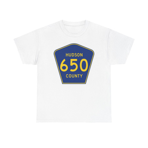Hudson County 650 (New Jersey) (Road Sign) T-Shirt