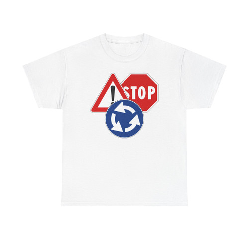 Italian traffic signs collage (Italy) (Road Sign) T-Shirt