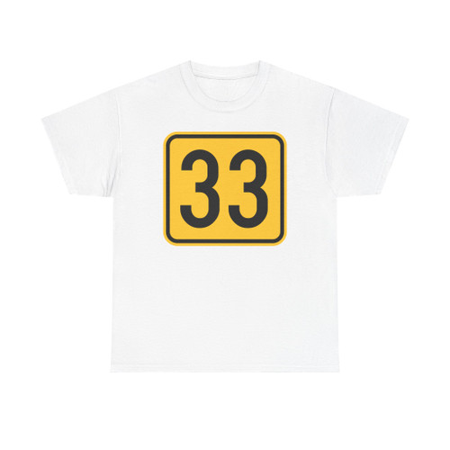 M33-SRB (Serbia) (Road Sign) T-Shirt