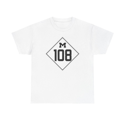 M-108 1926 (Michigan) (Road Sign) T-Shirt