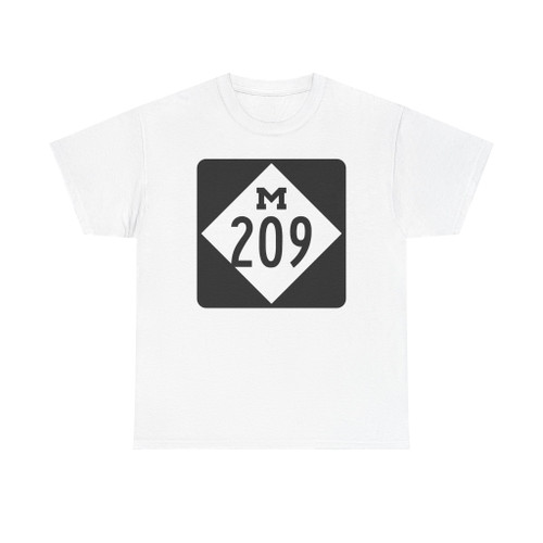 M-209 (Michigan) (Road Sign) T-Shirt