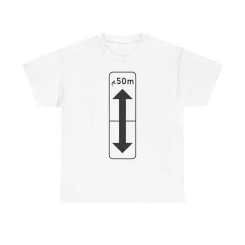 MA road sign 86.03 with distance (Morocco) (Road Sign) T-Shirt