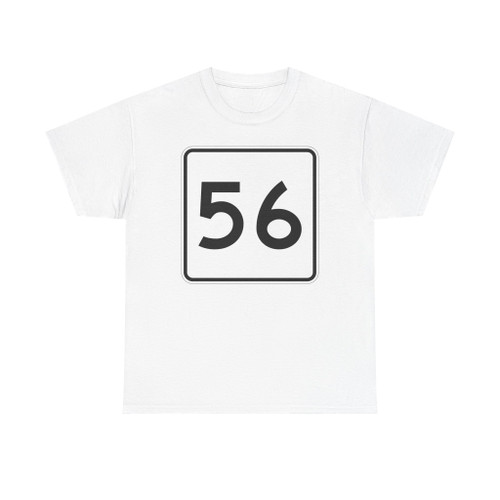 MA Route 56 (Massachusetts) (Road Sign) T-Shirt