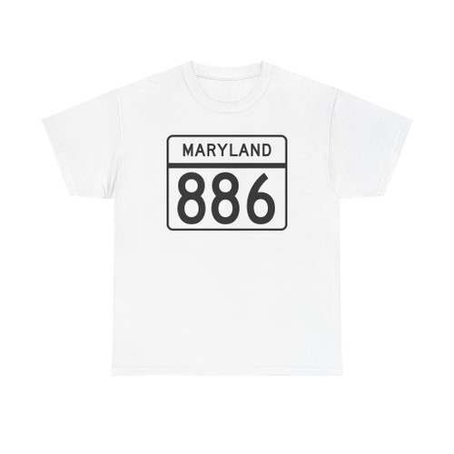 MD Route 886 (Maryland) (Road Sign) T-Shirt