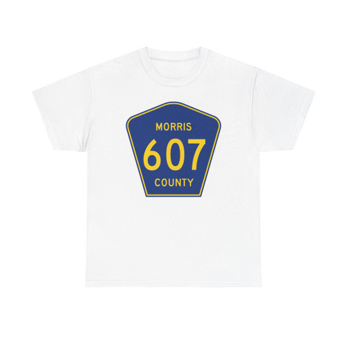 Morris County Route 607 NJ (New Jersey) (Road Sign) T-Shirt