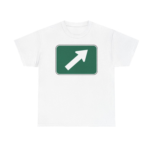 MUTCD M6-2R green (Road Sign) T-Shirt