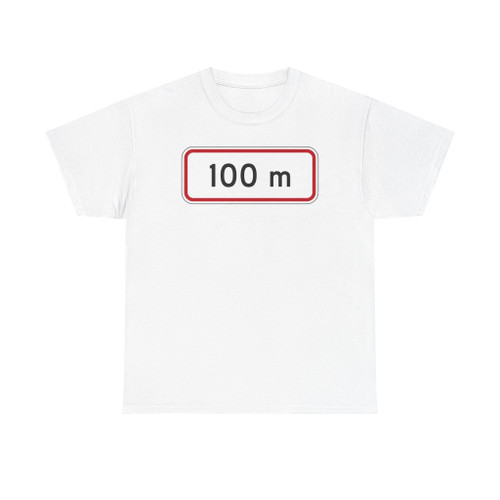 New Zealand road sign R7-2.3 100 (New Zealand) (Road Sign) T-Shirt