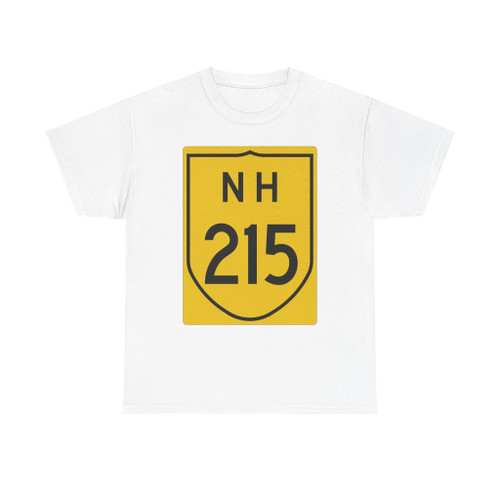 NH215-IN (India) (Road Sign) T-Shirt