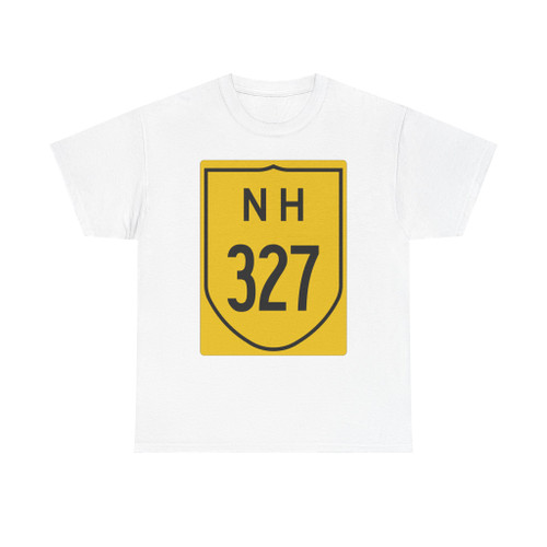 NH327-IN (India) (Road Sign) T-Shirt