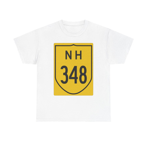 NH348-IN (India) (Road Sign) T-Shirt