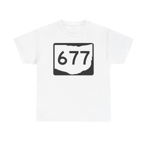 OH-677 (Ohio) (Road Sign) T-Shirt