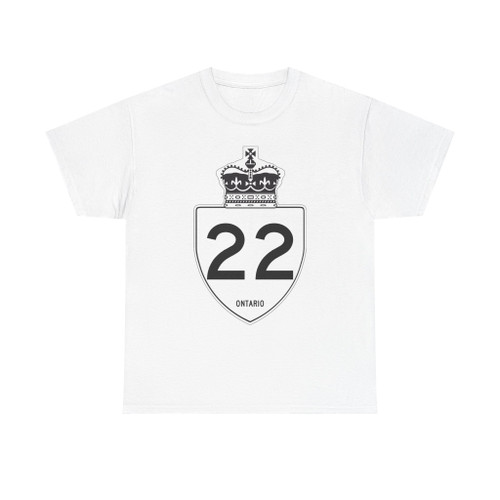 Ontario 22 (Canada) (Road Sign) T-Shirt