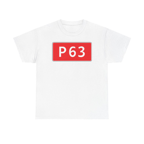 P63-BY (Belarus) (Road Sign) T-Shirt