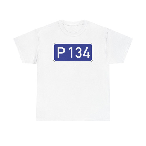 P134-LV (Latvia) (Road Sign) T-Shirt
