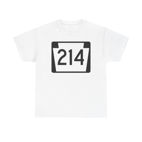 PA-214 (Pennsylvania) (Road Sign) T-Shirt