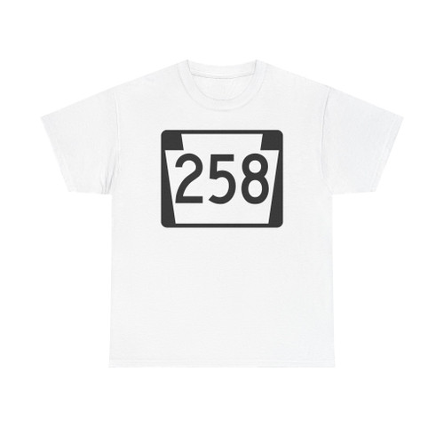 PA-258 (Pennsylvania) (Road Sign) T-Shirt