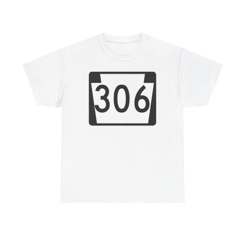 PA-306 (Pennsylvania) (Road Sign) T-Shirt