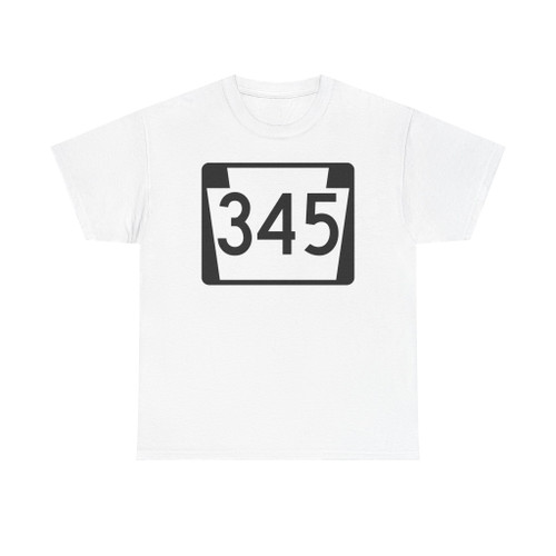PA-345 (Pennsylvania) (Road Sign) T-Shirt