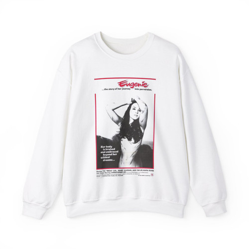EUGENIE THE STORY OF HER JOURNEY INTO PERVERSION 1970 Movie Poster - Crewneck Sweatshirt