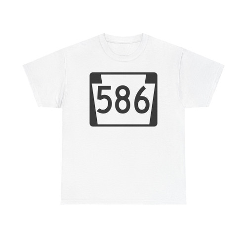 PA-586 (Pennsylvania) (Road Sign) T-Shirt