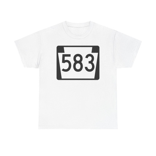 PA-583 (Pennsylvania) (Road Sign) T-Shirt