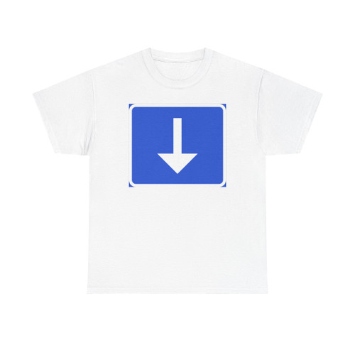 Pil nedåt (Sweden) (Road Sign) T-Shirt
