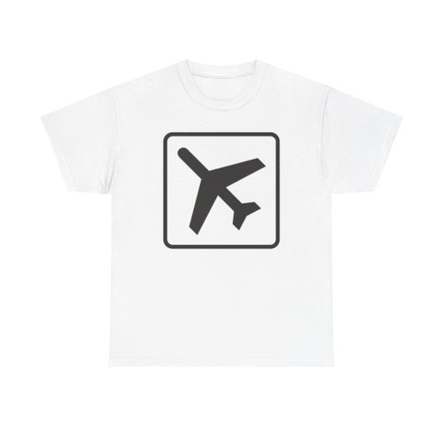 Piktogram-Letiste (Czech Republic) (Road Sign) T-Shirt
