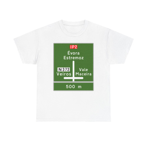 Portugal road sign I2a (Portugal) (Road Sign) T-Shirt