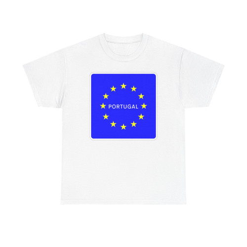 Portugal road sign H29a (Portugal) (Road Sign) T-Shirt