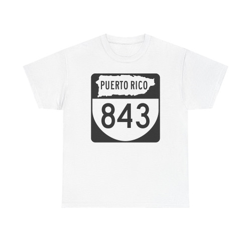 PR old 843 (Puerto Rico) (Road Sign) T-Shirt