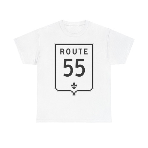 QC-55 1952 (Canada) (Road Sign) T-Shirt
