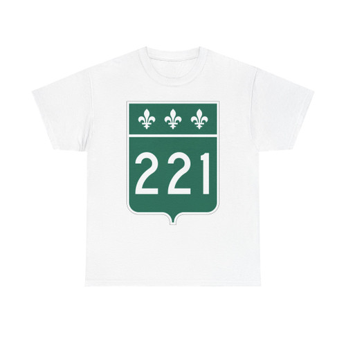 Qc221 (Canada) (Road Sign) T-Shirt
