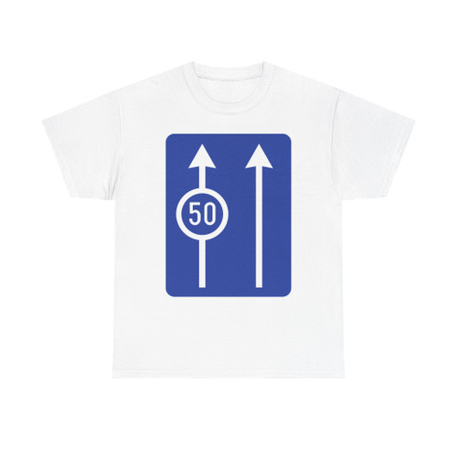 RO road sign F25 (Romania) (Road Sign) T-Shirt
