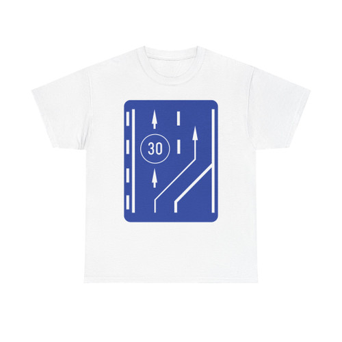 RO road sign F22 (Romania) (Road Sign) T-Shirt