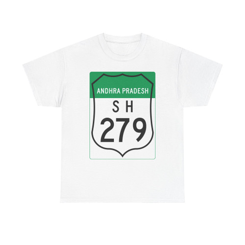 Road marker SH IN-AP 279 (India) (Road Sign) T-Shirt