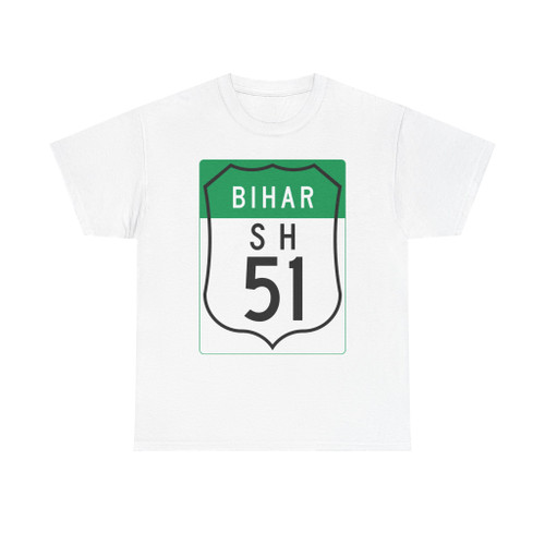 Road marker SH IN-BR 51 (India) (Road Sign) T-Shirt