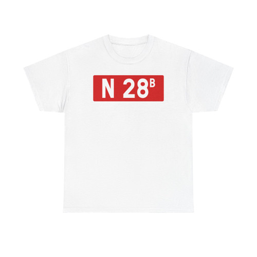 Route nationale française 28b (France) (Road Sign) T-Shirt