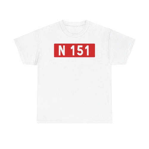 Route nationale française 151 (France) (Road Sign) T-Shirt