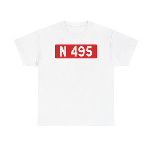 Route nationale française 495 (France) (Road Sign) T-Shirt