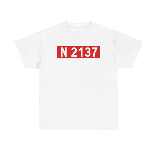 Route nationale française 2137 (France) (Road Sign) T-Shirt