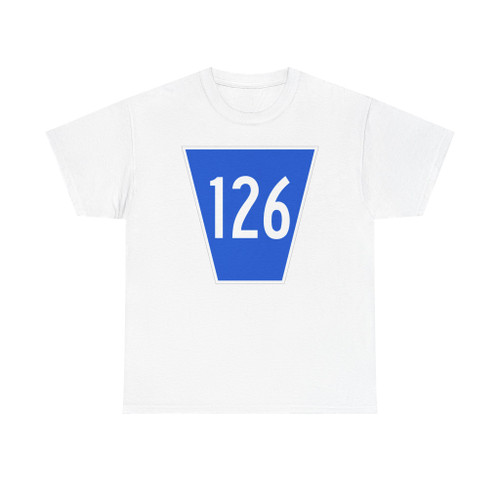 RR 126 jct blue (Canada) (Road Sign) T-Shirt