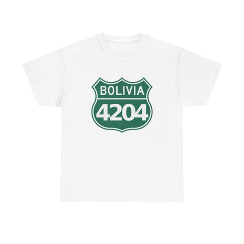 Ruta 4204 Bolivia (Bolivia) (Road Sign) T-Shirt