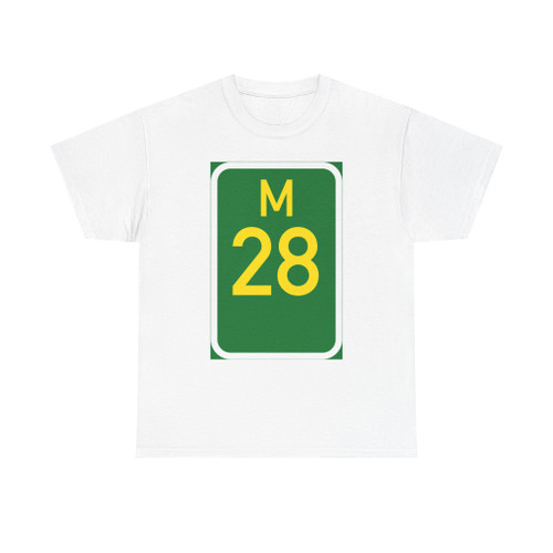 SA road M28 (South Africa) (Road Sign) T-Shirt
