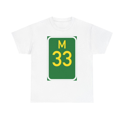 SA road M33 (South Africa) (Road Sign) T-Shirt