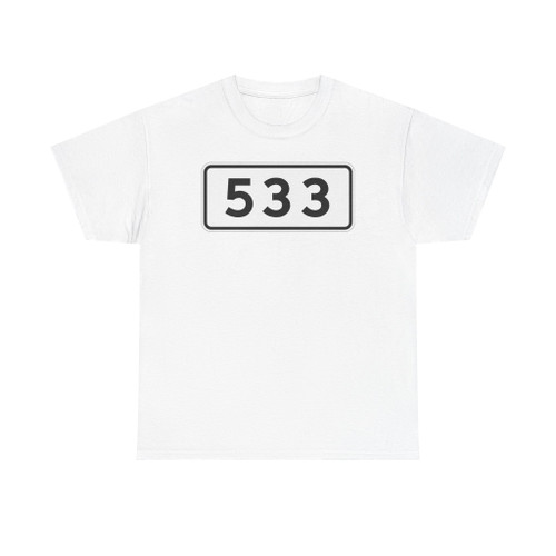 S533-DK (Denmark) (Road Sign) T-Shirt