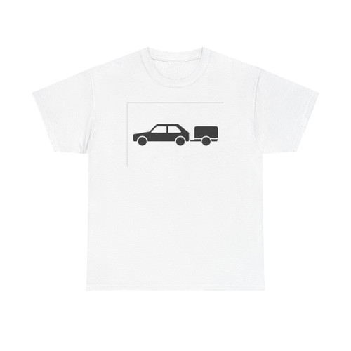 RWBA Symbol 19 - Personenkraftwagen mit Anhänger (Germany) (Road Sign) T-Shirt